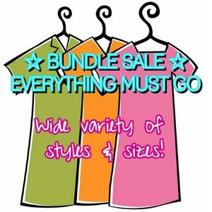 BUNDLE SALE! CLEANING OUT THE CLOSET!