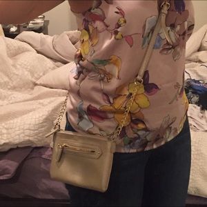 Gold Kenneth Cole reaction crossbody