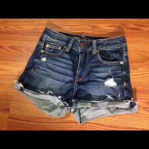 High Waisted Jean Shorts