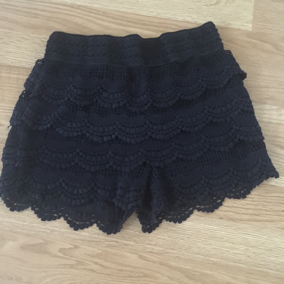 Crochet shorts