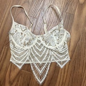 Lace bralette (similar to for love & lemons)