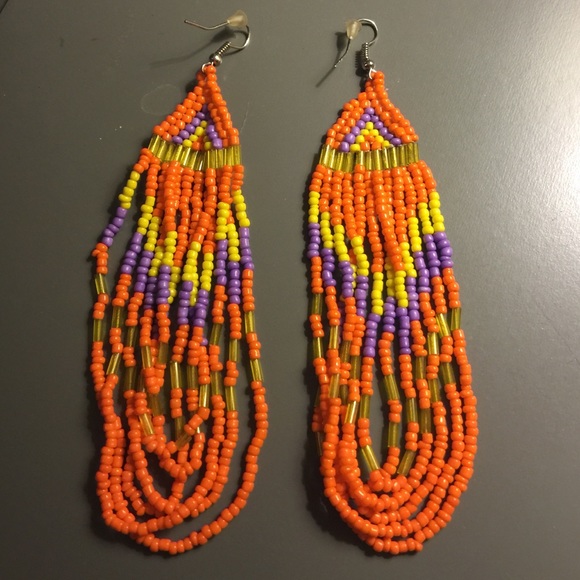 hand beaded earrings