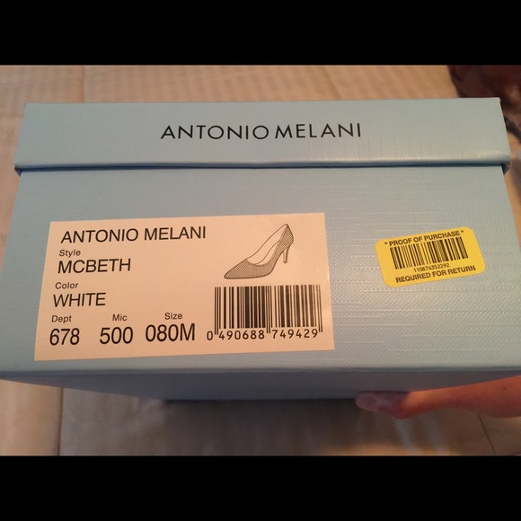Antonio Melani pumps size 8 white - Picture 2 of 4