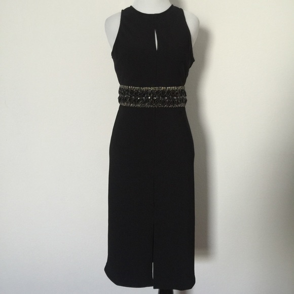 Topshop Dresses & Skirts - TOPSHOP Embellished Waist Body-Con Dress