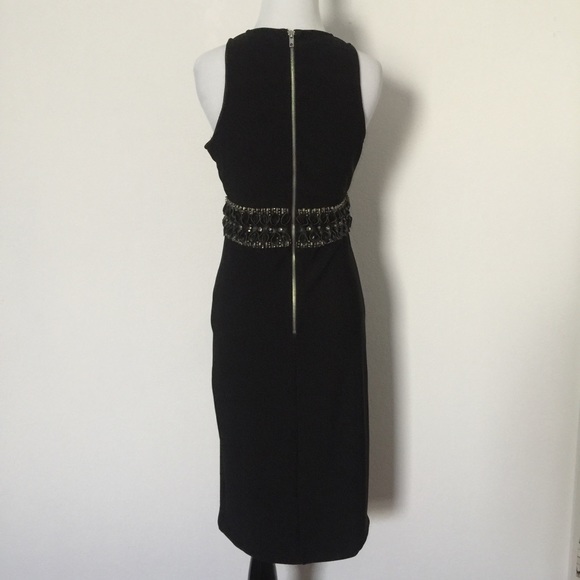 TOPSHOP Embellished Waist Body-Con Dress - Picture 2 of 4