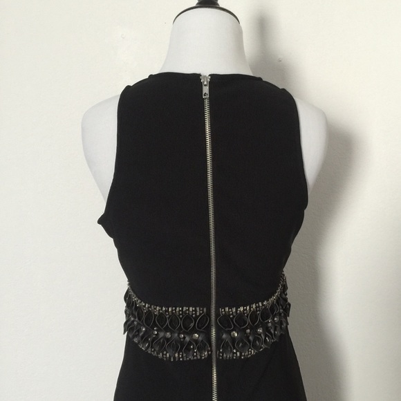 TOPSHOP Embellished Waist Body-Con Dress - Picture 4 of 4