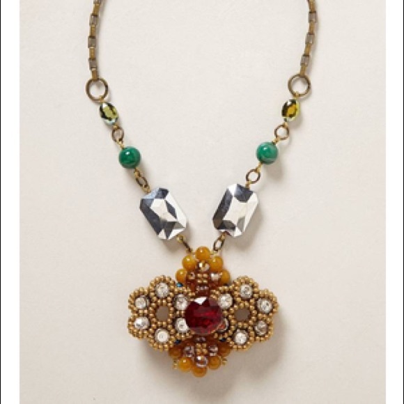 Anthropologie Bombini Valley necklace Pam Hiran