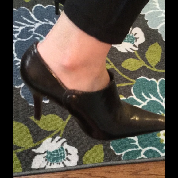 Franco Sarto Brown Leather booties sz 8.5