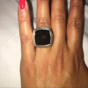 David Yurman Women's Albion Ring with Black Onyx
