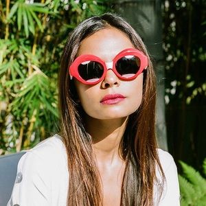 Crap Eyewear Red Lips "Saloma Tropic" Sunglasses