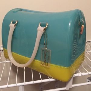 Cute Furla look alike candy tote bag.