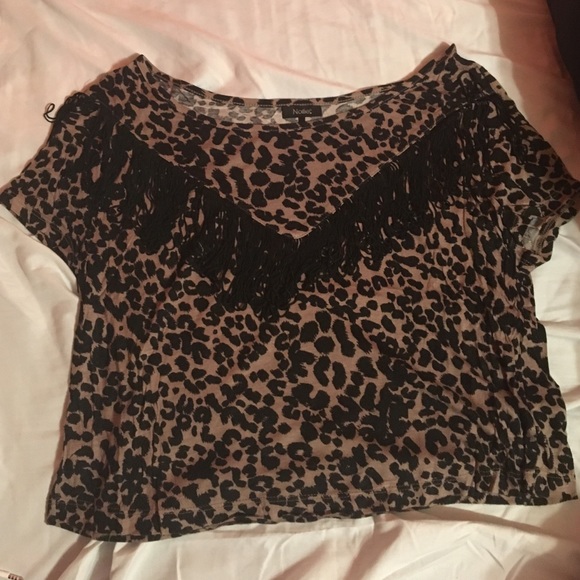 Cheetah crop top