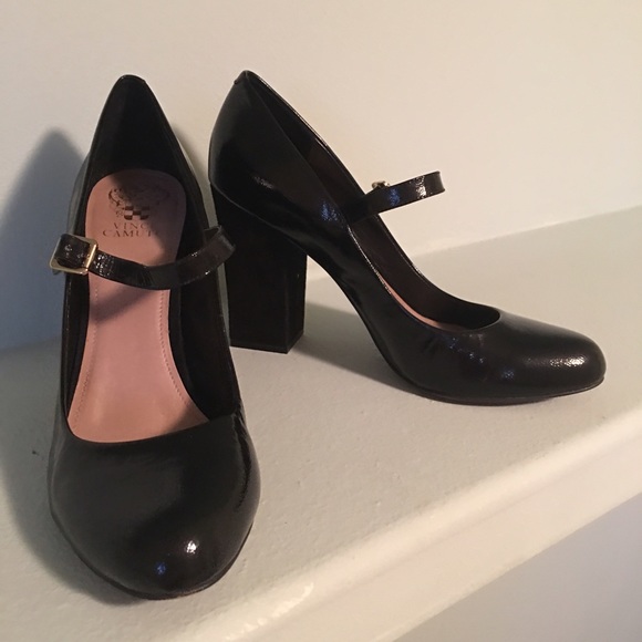 Vince Camuto square heeled Mary Janes