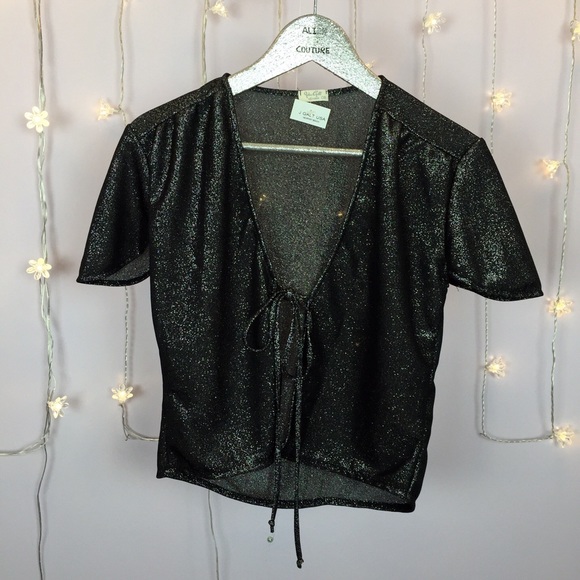 Brandy Melville Tops - Brandy Glitter Leesa Top