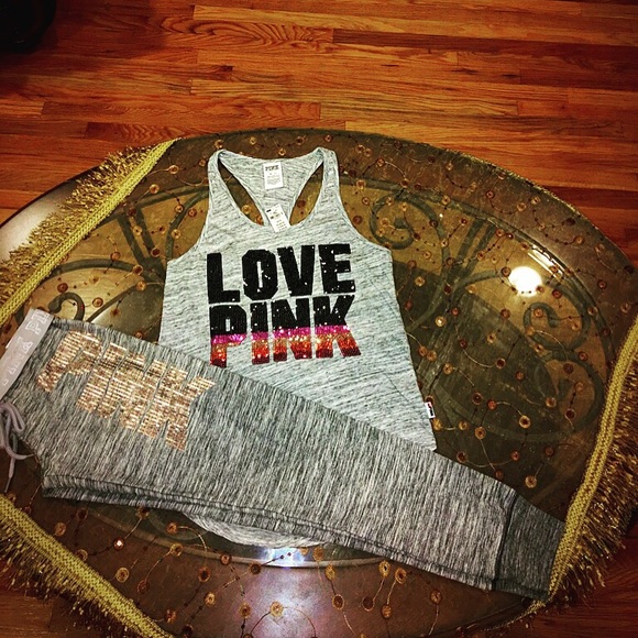 Vs pink gym pants  40$$$ Ⓜ️