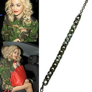 Light tone camouflage multi bracelet