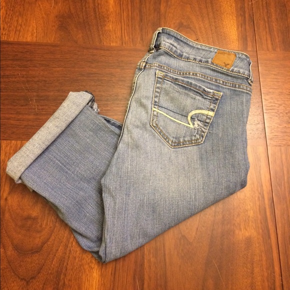 American Eagle Outfitters Denim - American Eagle artist capris