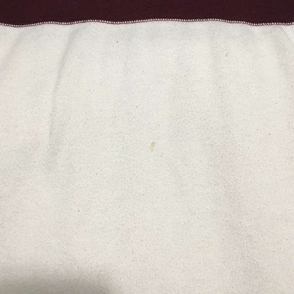 * SOLD ON MERC * VS PINK MAROON METALLIC FOIL CREW - Picture 2 of 4