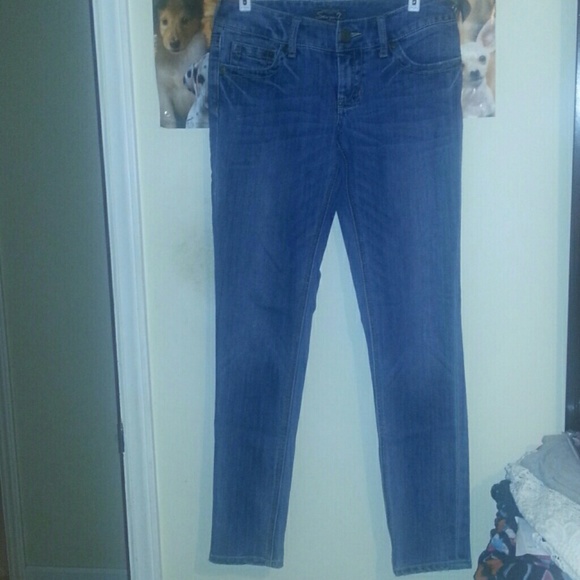 Barely Distressed Skinny Jeans