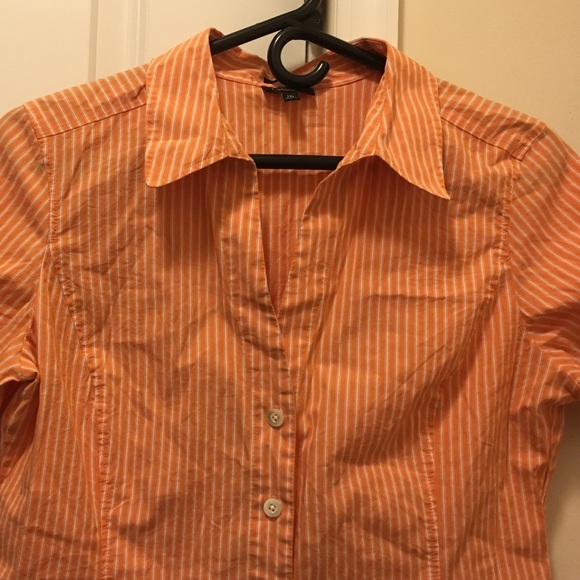 Cotton button down talbots shirt