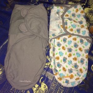 RESERVED Swaddle Me Wraps for Newborn Baby