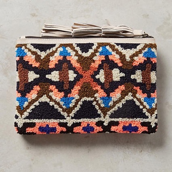 🎉PM editor pick🎉Anthropologie Jasmine pouch - Picture 2 of 3