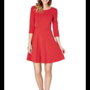 Rue 21 Red Polka Dot Skater Dress