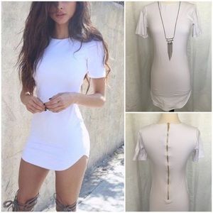 Hot Miami Style white dress