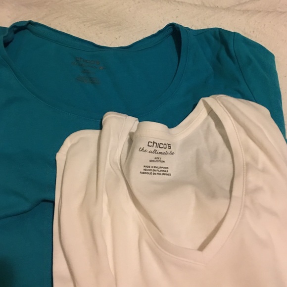 Lot of two Chicos shirts