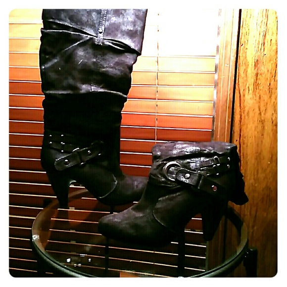 High heel boots