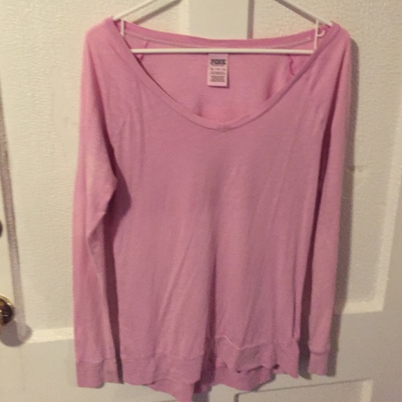 SOLDVictoria's Secret Pink Long Sleeve Sweater Top - Picture 1 of 4