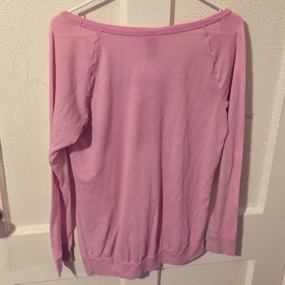 SOLDVictoria's Secret Pink Long Sleeve Sweater Top - Picture 3 of 4