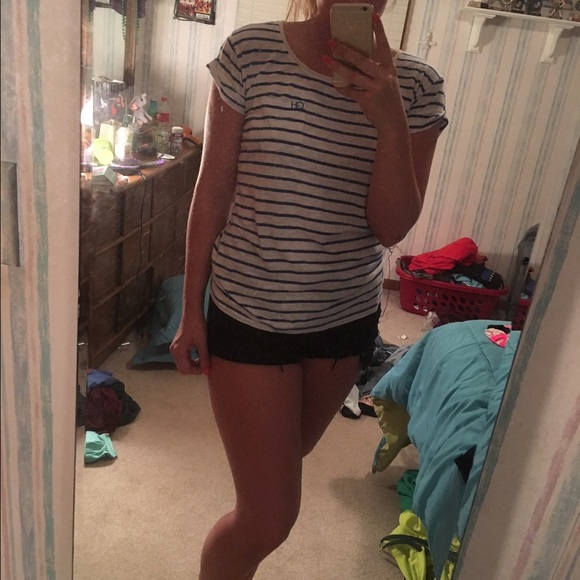 Large Gilly Hicks Striped Shirt w/ Pocket