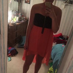 Strapless High-Low Dress (Large)