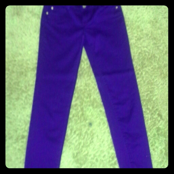 Purple Skinny Jeans