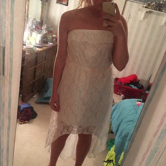 Strapless High-Low Dress (Large)