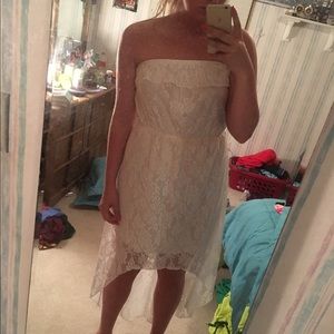 Strapless High-Low Dress (Large)