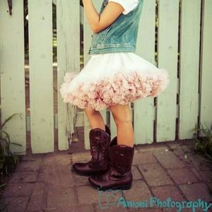 Peach skirt