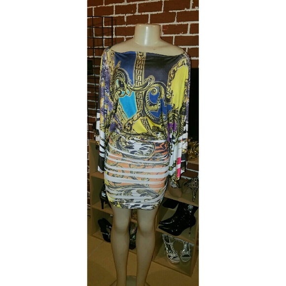 Beautiful multi-colored dress nwot
