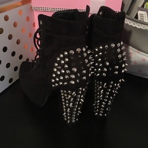 Studded wedge heels size 8