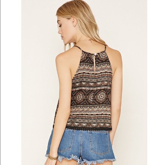 Forever 21 Print Cami - Picture 3 of 3
