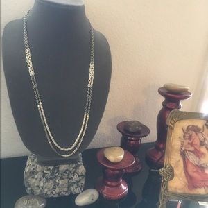 Squared chain necklace