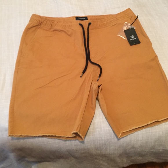Men's Brixton Gold Madrid Short Size L