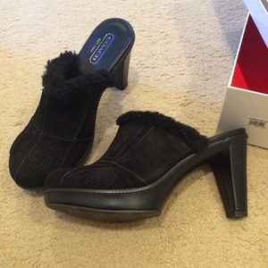 Coach wool clogs 9