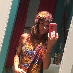Handmade hat ❤️ and matching scarf