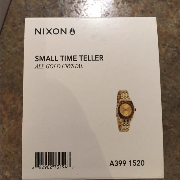 Gold Nixon Watch