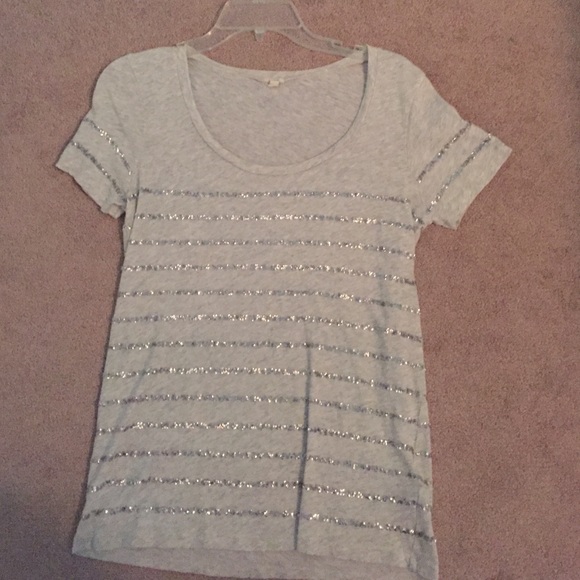 J. Crew Tops - J. Crew Sparkly Tee
