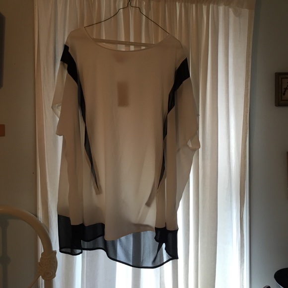 Michael kors short sleeve boxy shirt