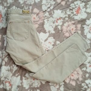 Zara khaki denim jeans