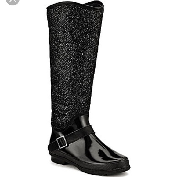 glitter sperry boots